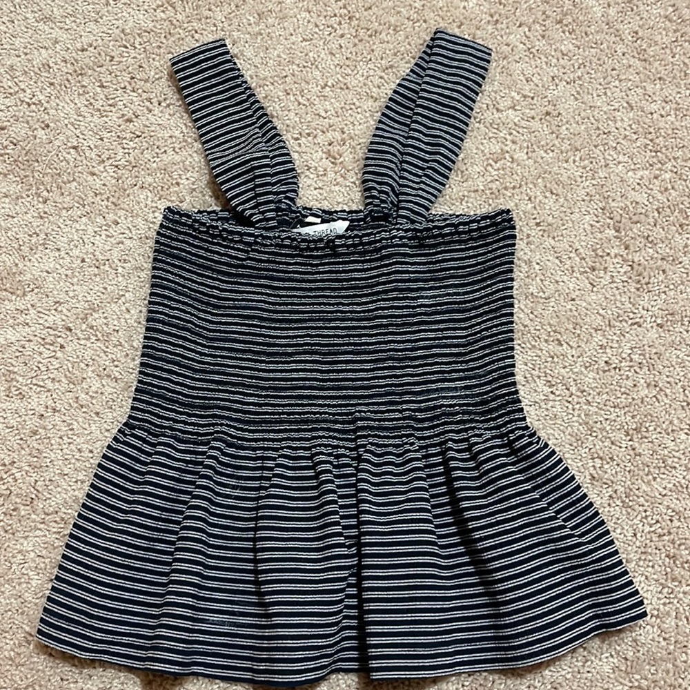 Madewell Texture & Thread Smocked Tank Top Womens.